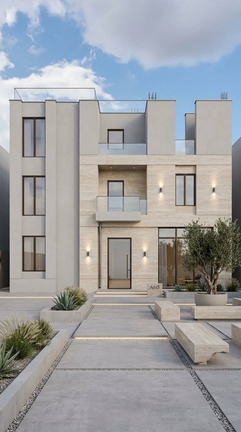 Facade design in Minimalist Facade style — Facade by GenRoom AI
