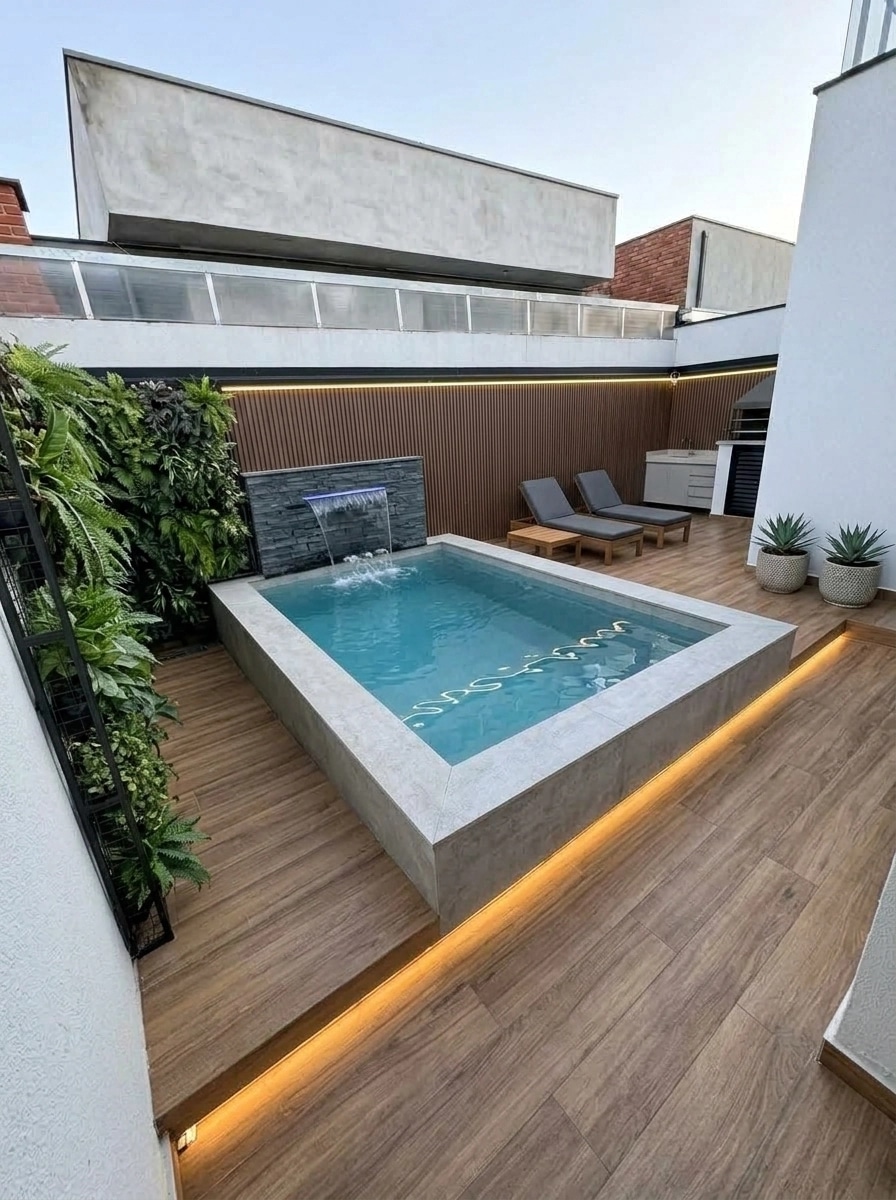 Landscape design in Contemporary Yard style — Yard by GenRoom AI