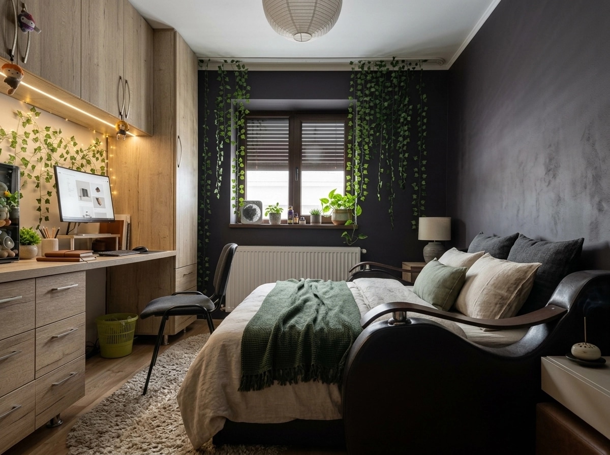 Japandi Bedroom design — interior photo by GenRoom AI
