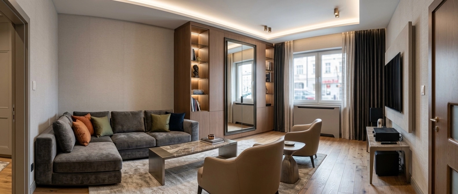 Interior design in Contemporary style — Living Room by GenRoom AI