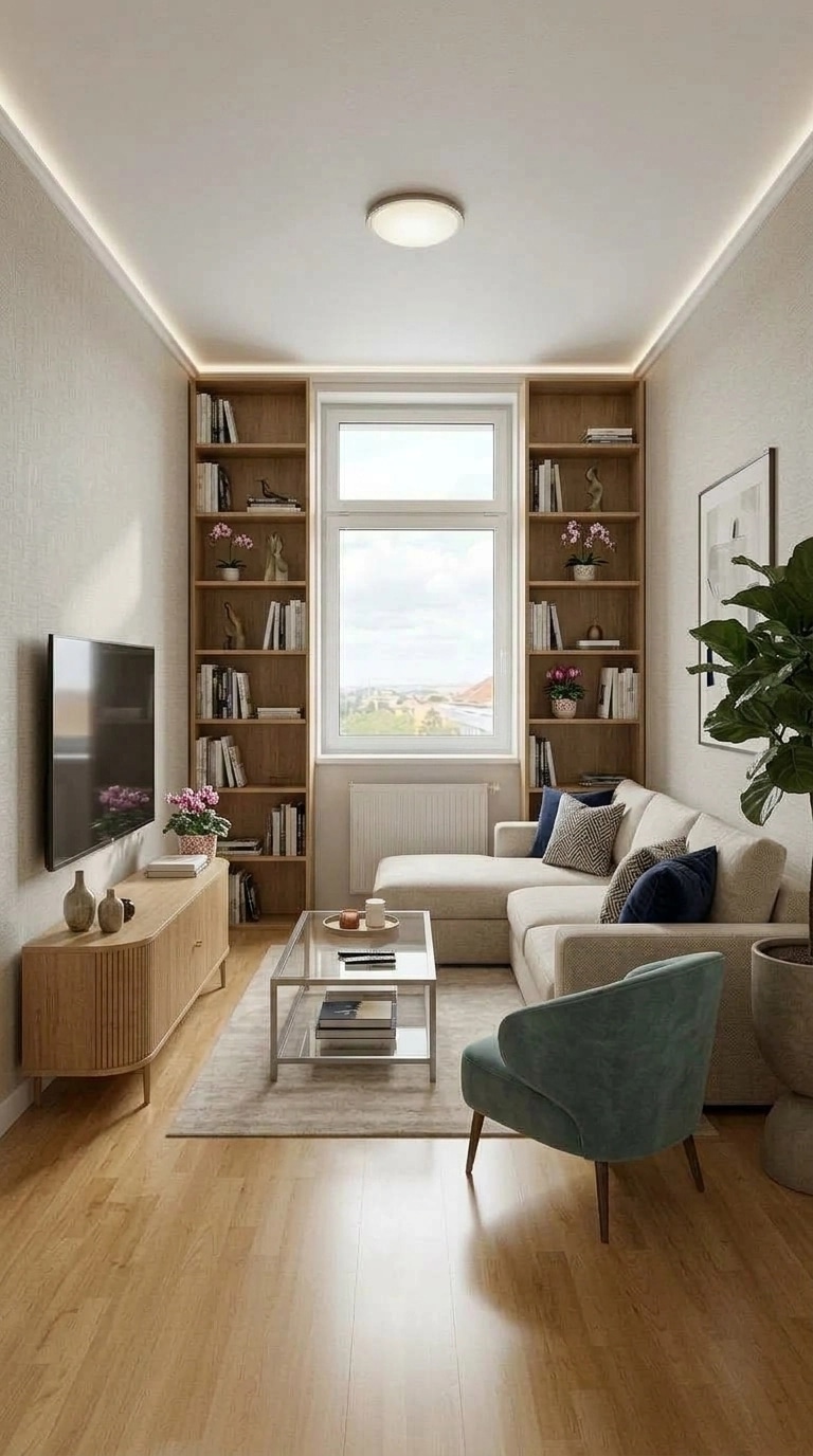 Interior design in Contemporary style — Living Room by GenRoom AI