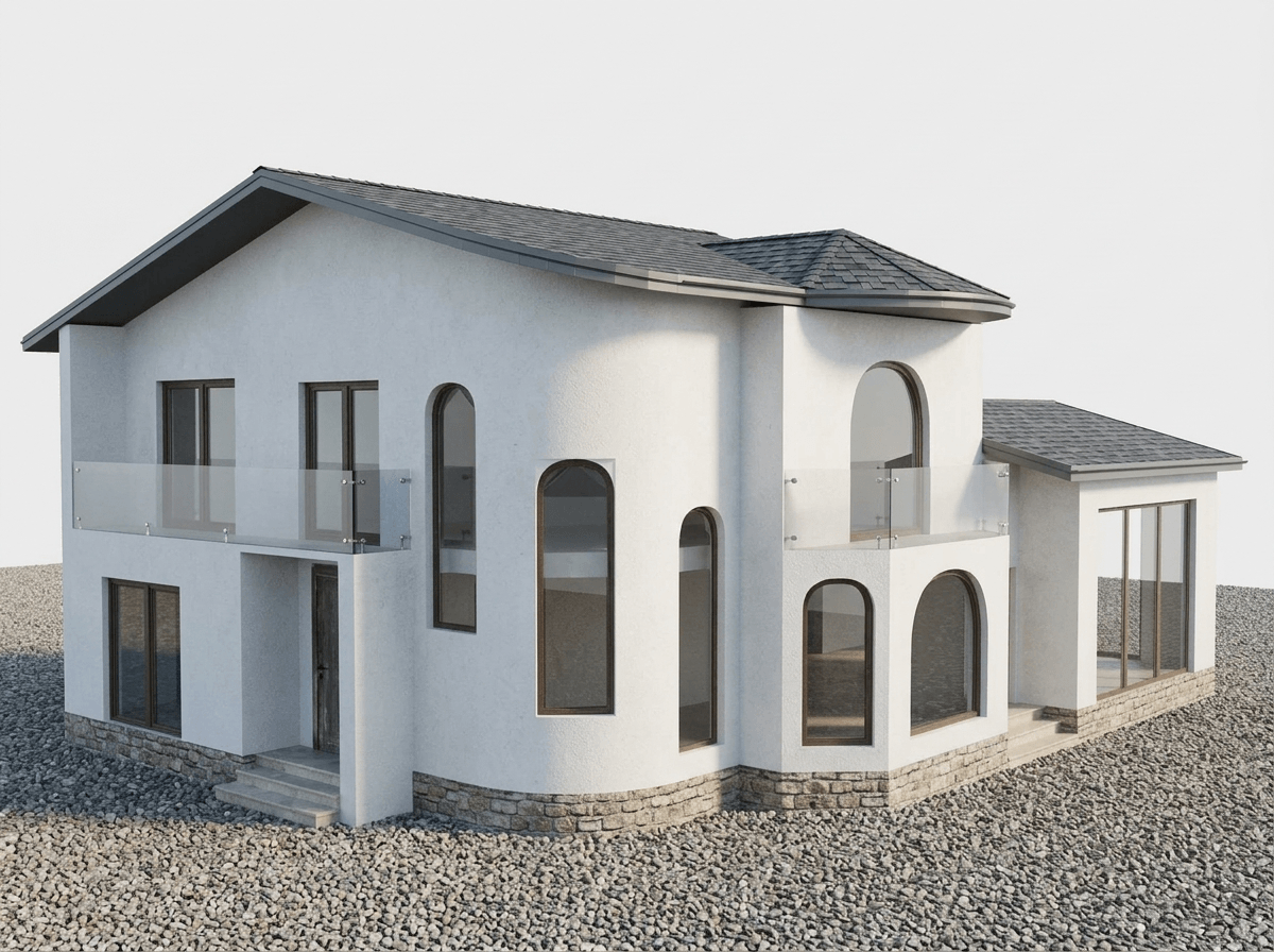 Contemporary Facade Facade design — facade photo by GenRoom AI