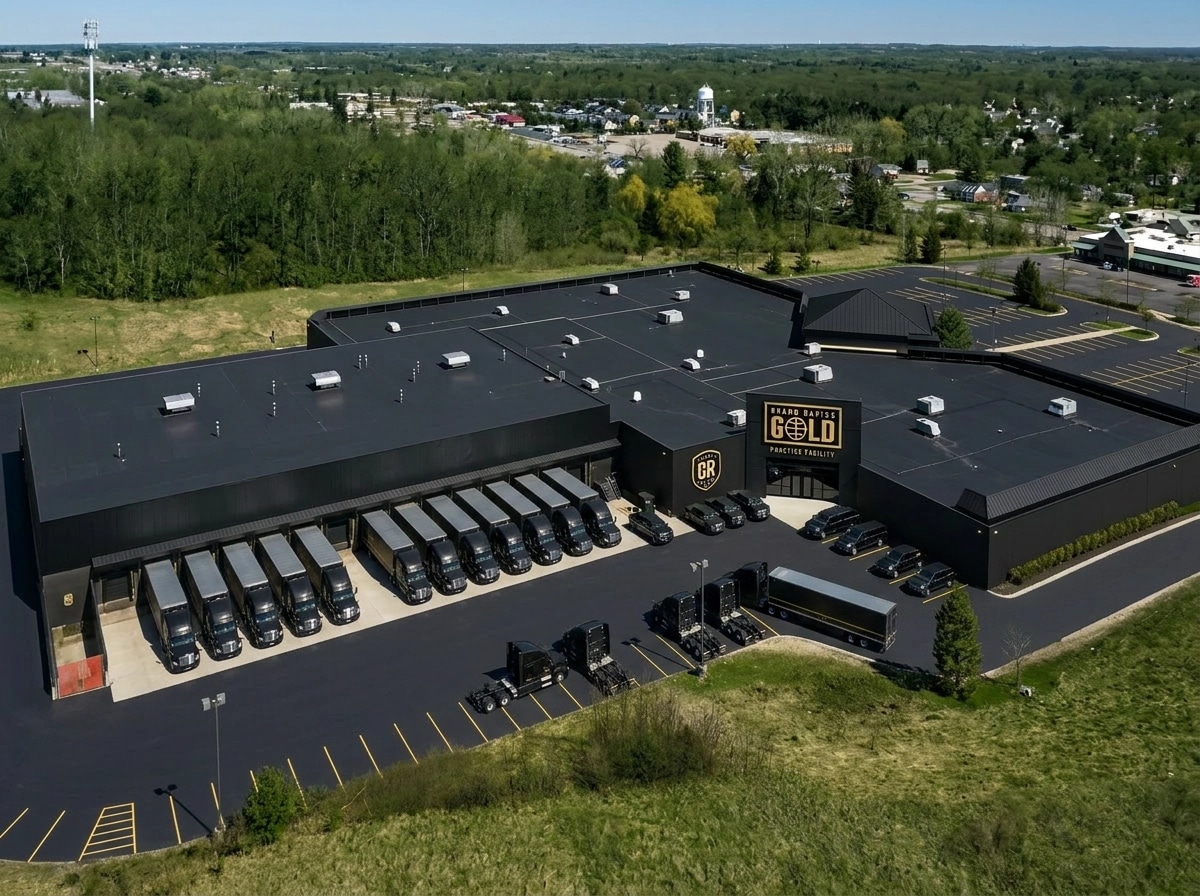 Facade design in Blacktec Facade style — Facade by GenRoom AI