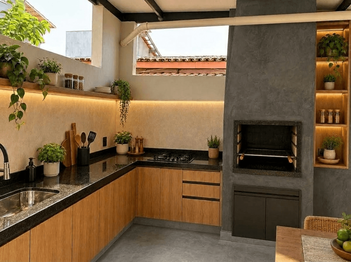 Kitchen interior in no_style style — photo by GenRoom AI