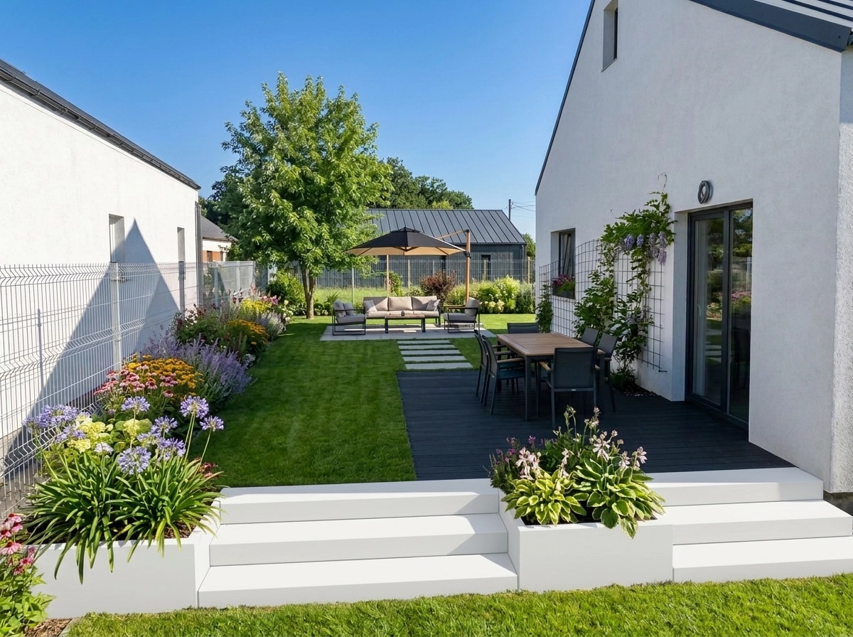 Landscape design in Contemporary Yard style — Yard by GenRoom AI
