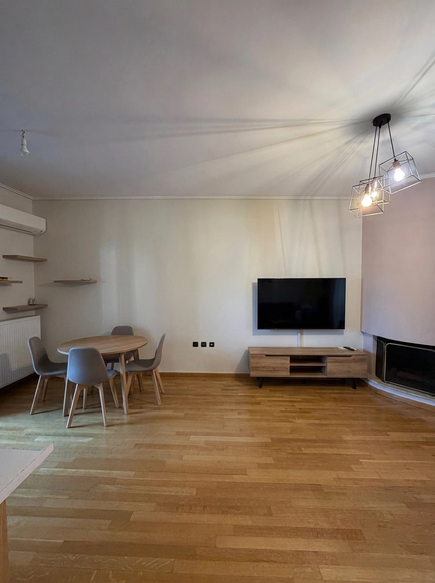 Interior design in Minimalism style — Living Room by GenRoom AI