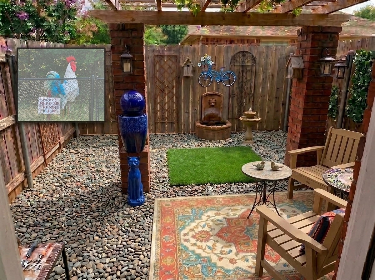 Mediterranean Yard สวน design — yard photo by GenRoom AI