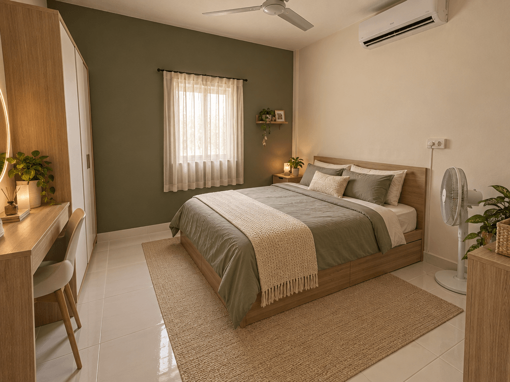 Minimalism Bedroom design — interior photo by GenRoom AI