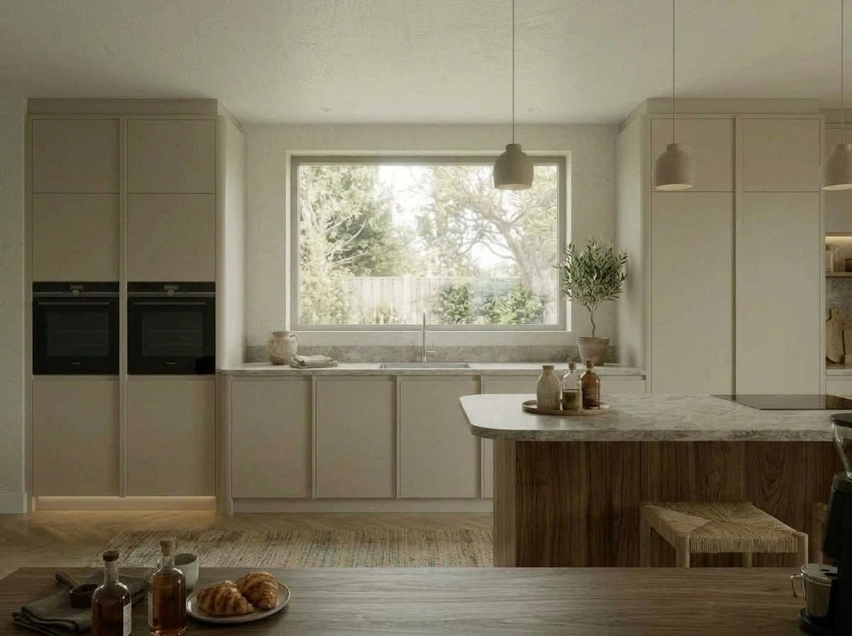 Japandi Cocina design — interior photo by GenRoom AI