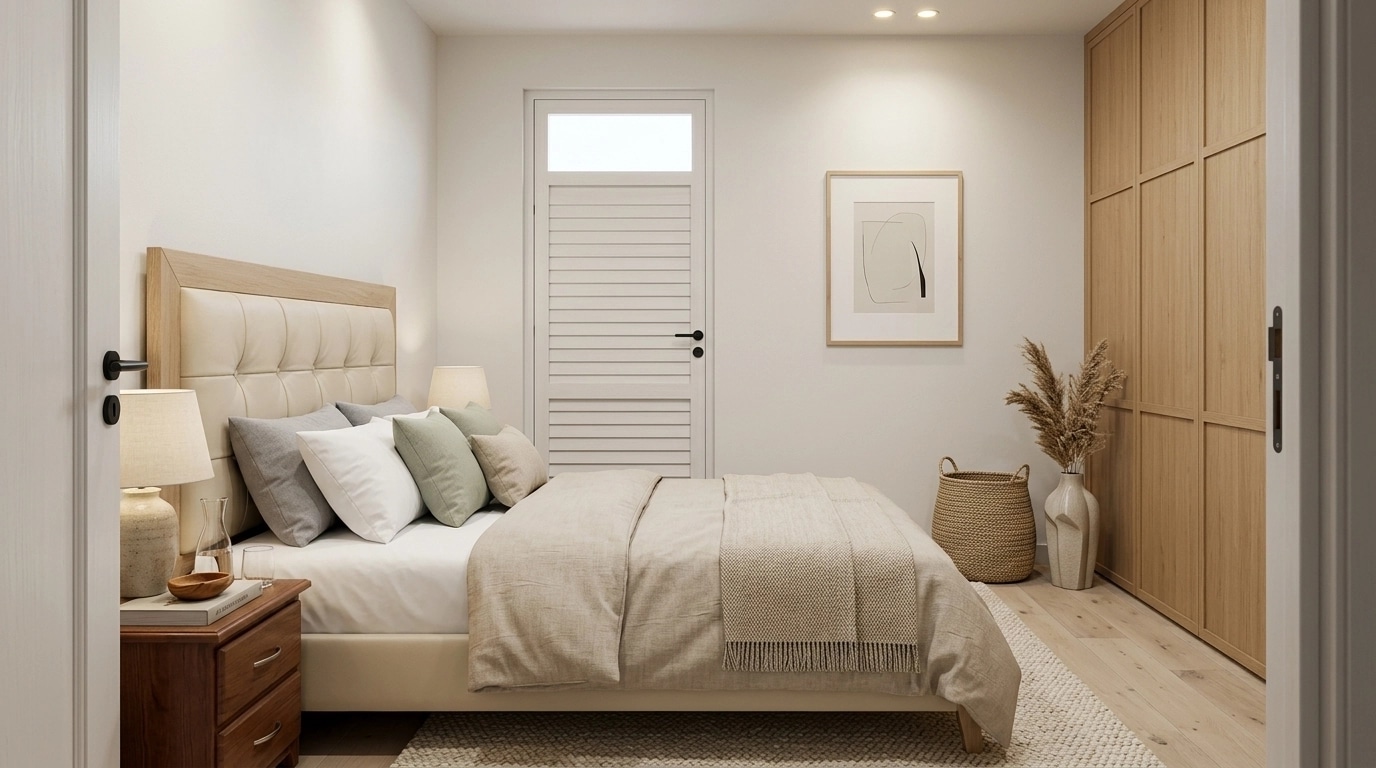 Interior design in Scandinavian style — Bedroom by GenRoom AI
