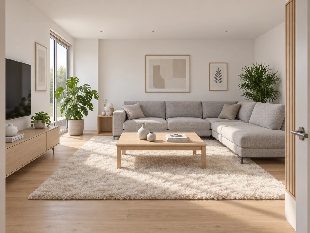 Interior design in Scandinavian style — Living Room by GenRoom AI