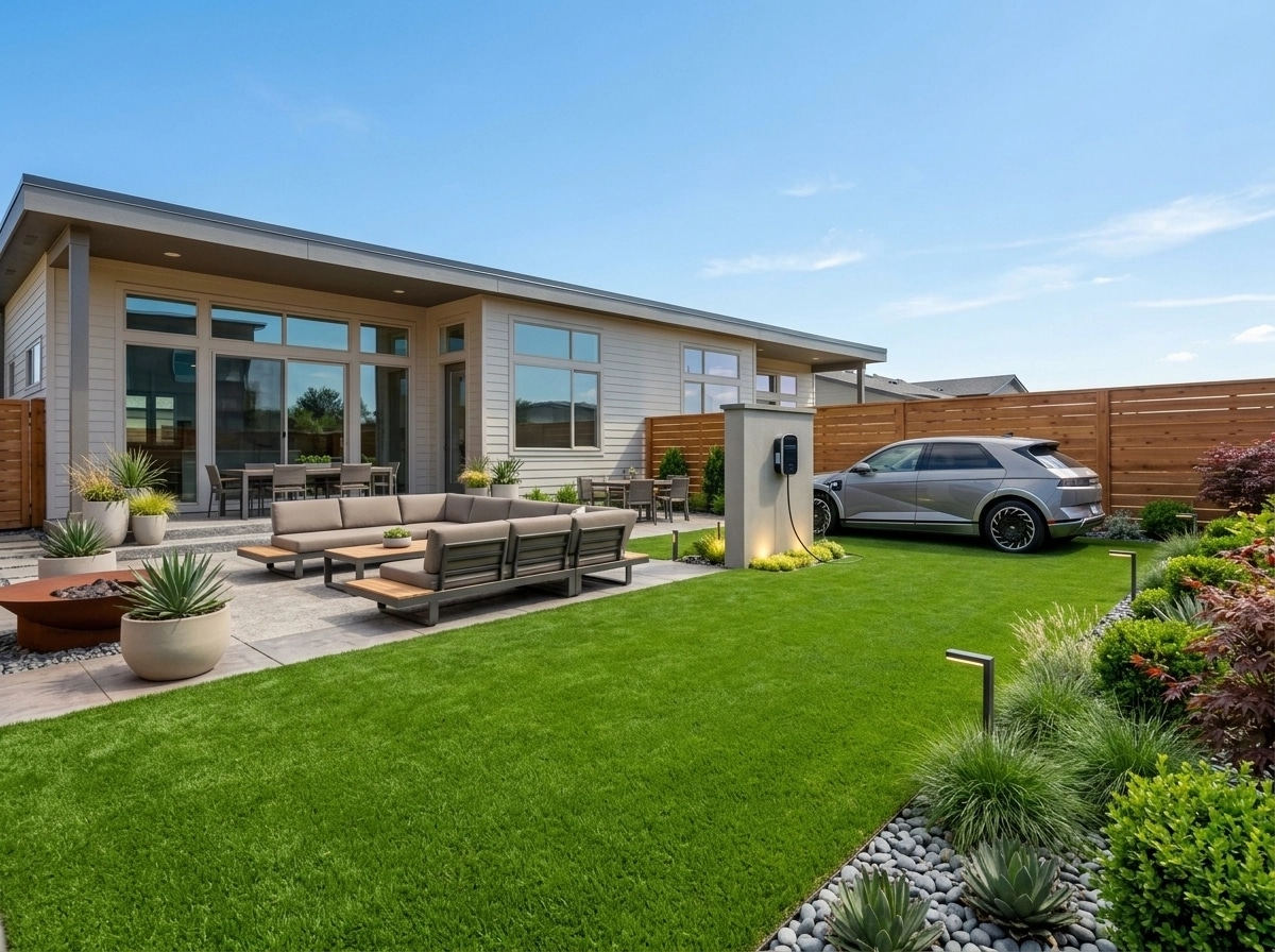 Contemporary Yard Yard design — yard photo by GenRoom AI