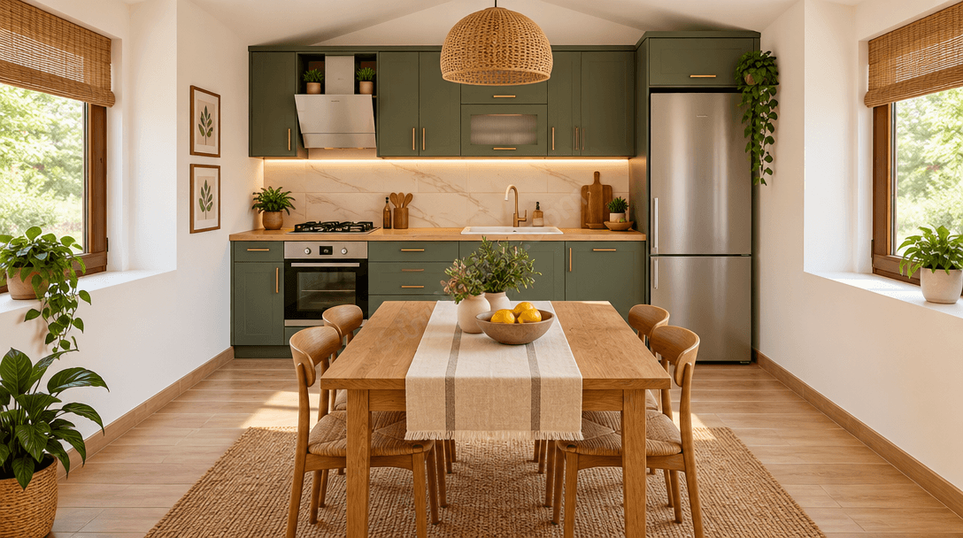 Kitchen interior in no_style style — photo by GenRoom AI