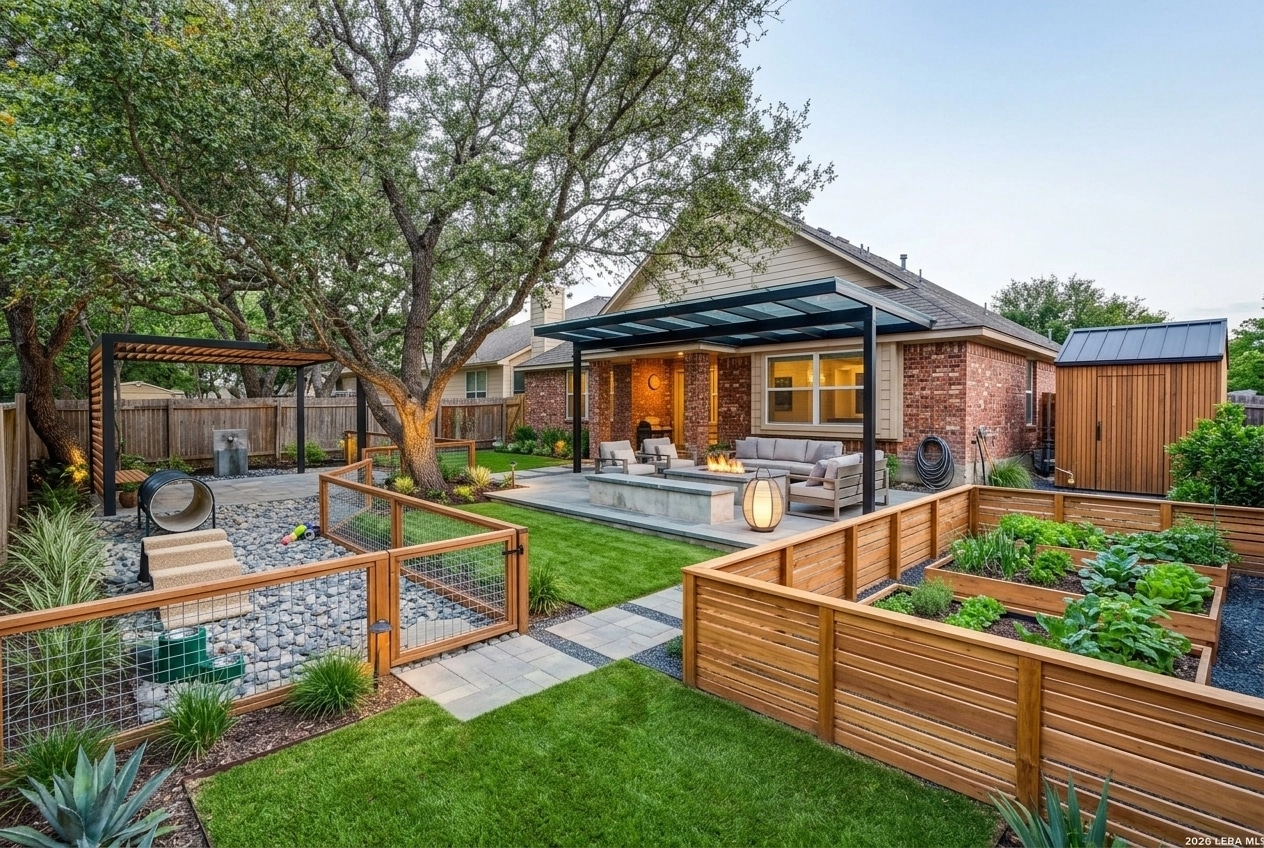 Landscape design in Contemporary Yard style — Yard by GenRoom AI