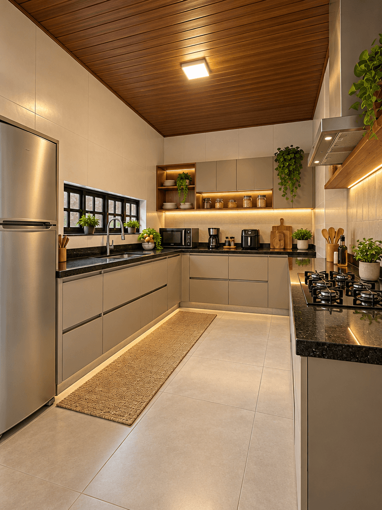 Interior design in Contemporary style — Kitchen by GenRoom AI