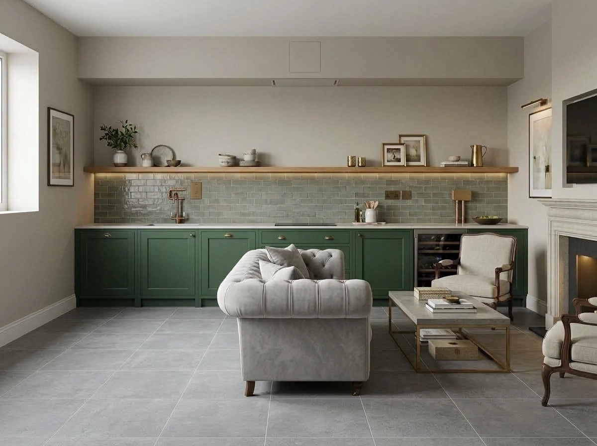 Interior design in Transitional style — Living Room by GenRoom AI