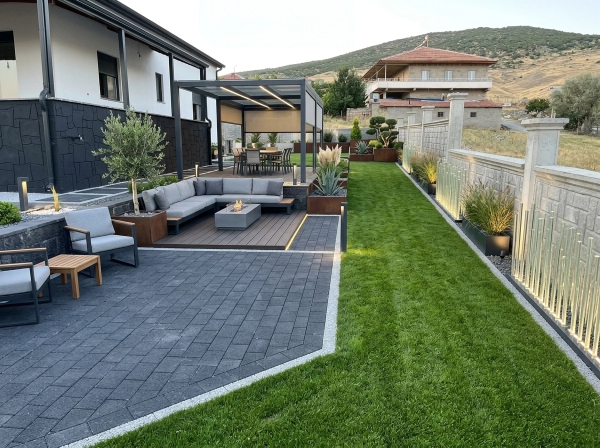 Landscape design in Contemporary Yard style — Yard by GenRoom AI