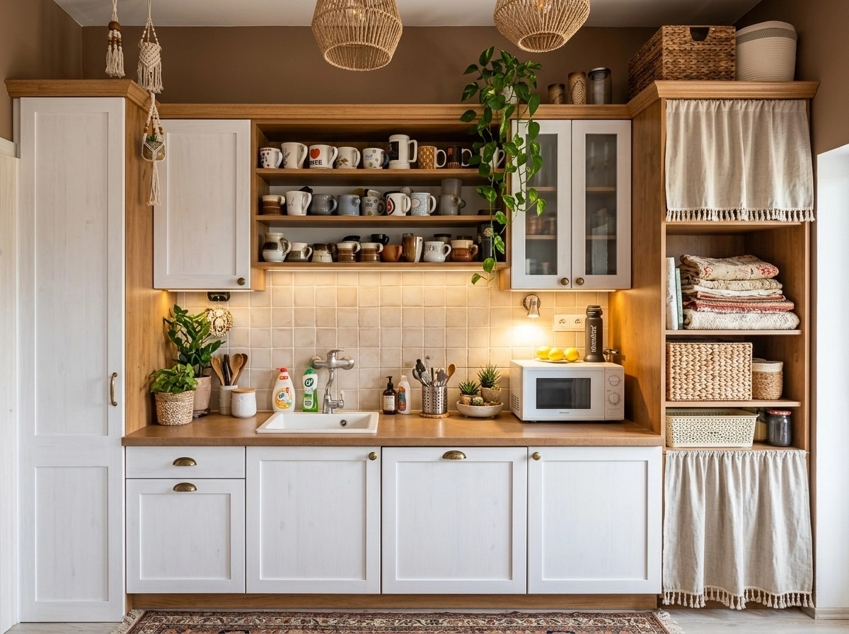 Bohemian Kitchen design — interior photo by GenRoom AI