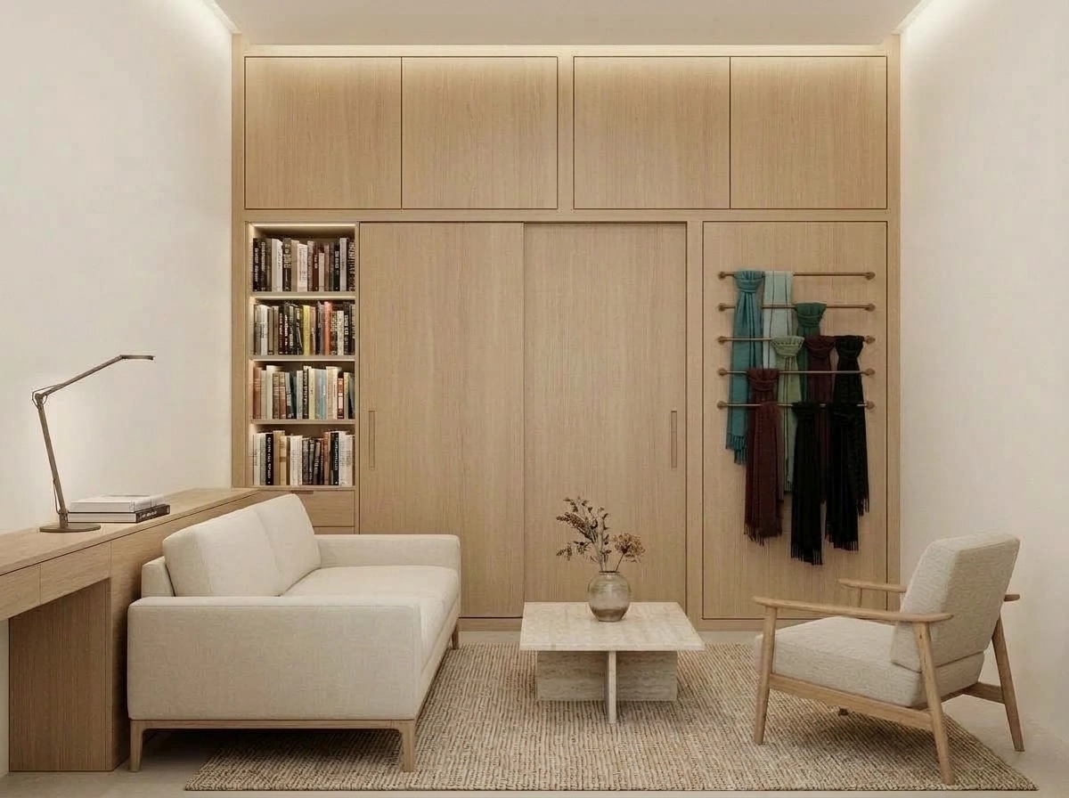 Minimalism Living Room design — interior photo by GenRoom AI