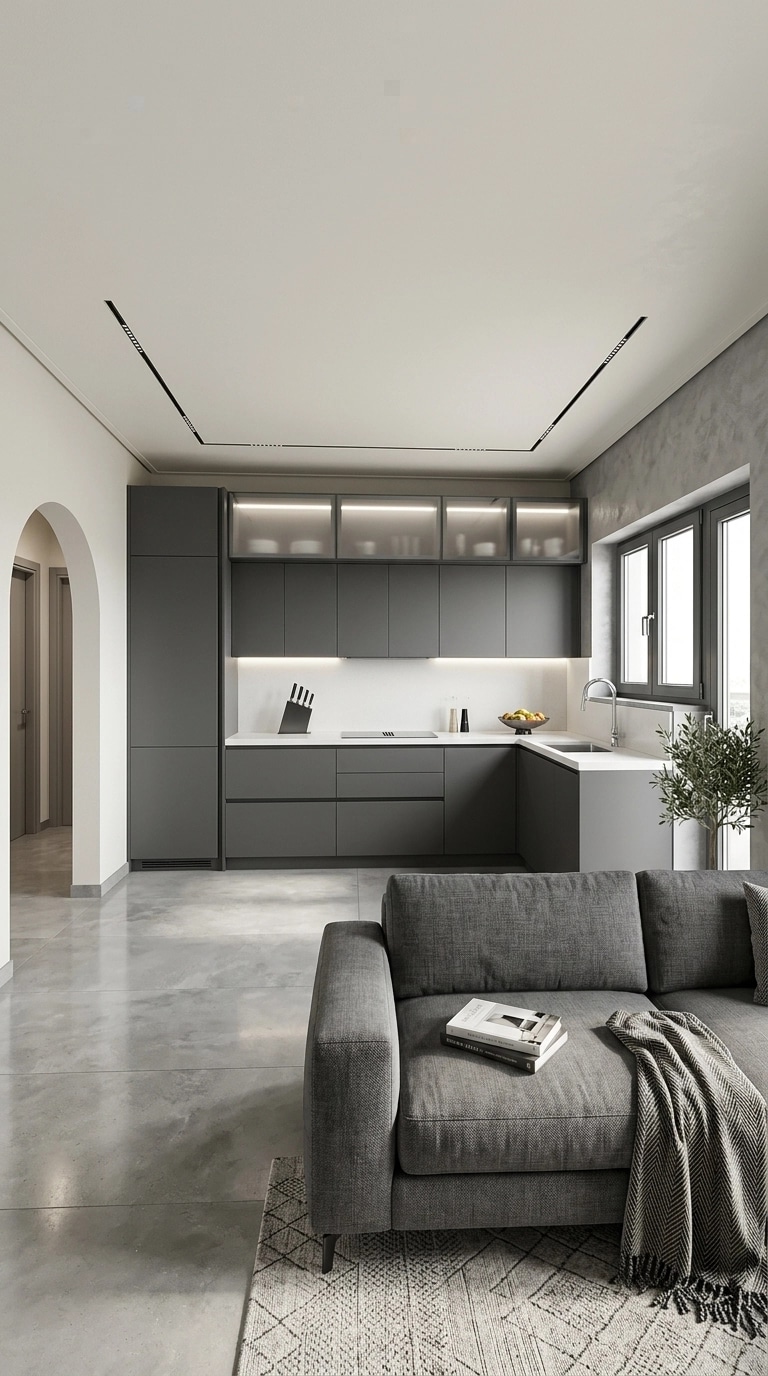 Kitchen interior in Contemporary style — photo by GenRoom AI