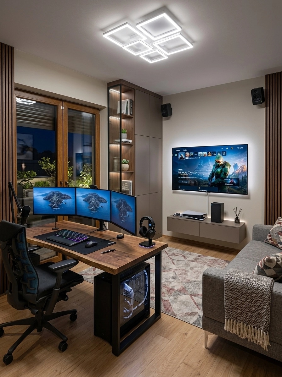 Interior design in Contemporary style — home_office by GenRoom AI