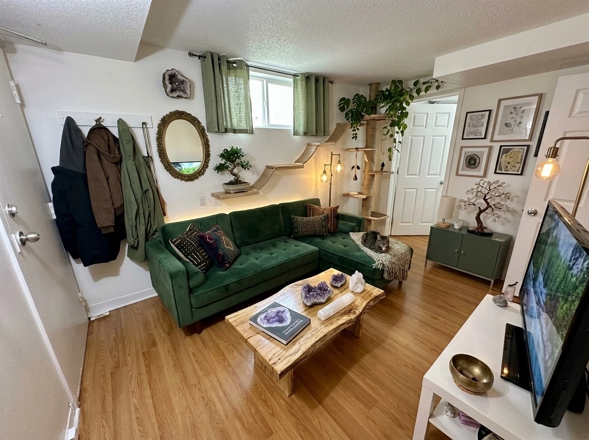 Interior design in Bohemian style — Living Room by GenRoom AI