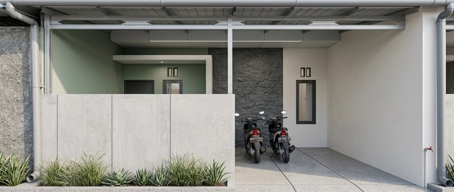Minimalist Facade Facade design — facade photo by GenRoom AI