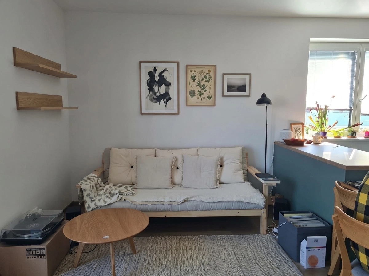 Scandinavian Living Room design — interior photo by GenRoom AI