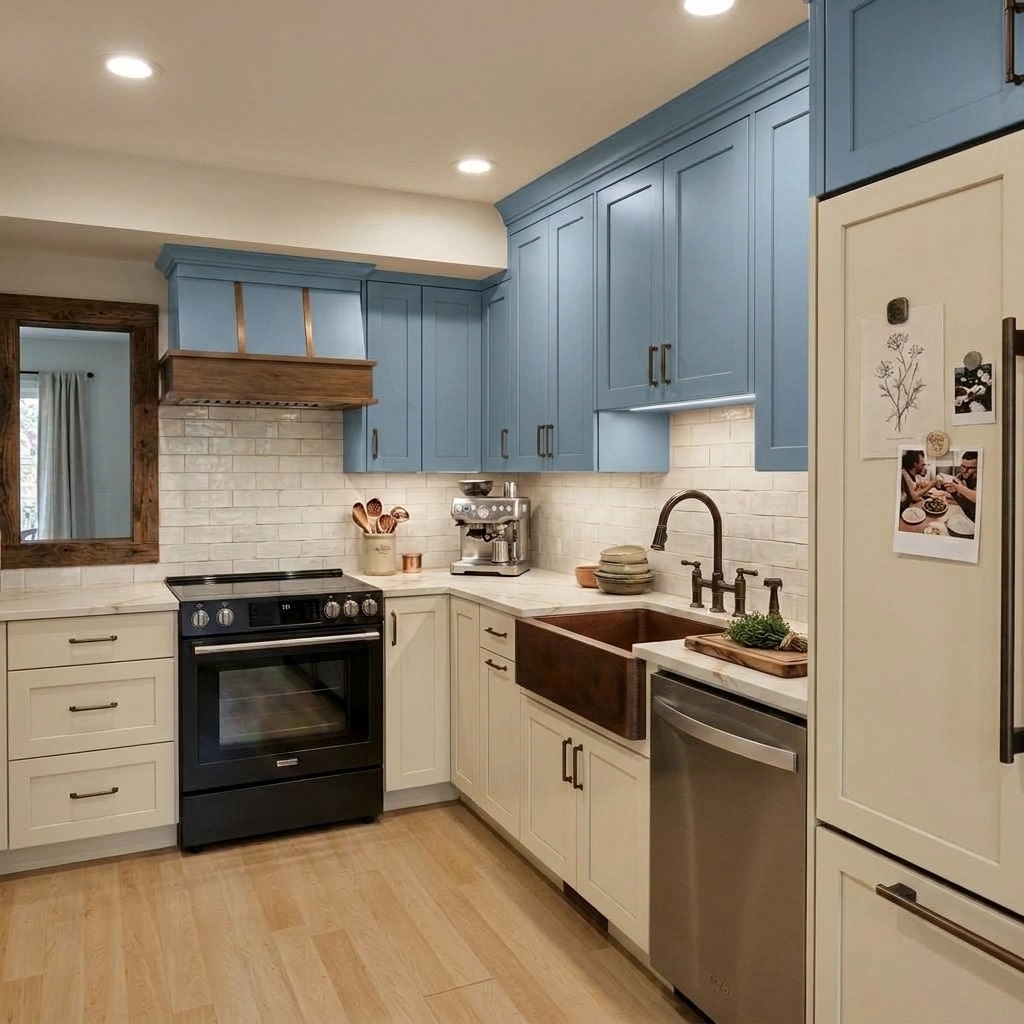 Modern Farmhouse Kitchen design — interior photo by GenRoom AI