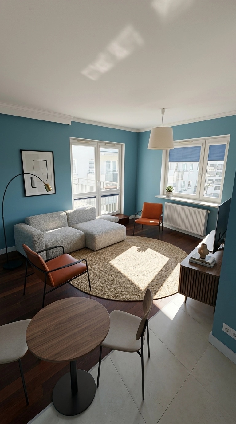 Interior design in Contemporary style — Living Room by GenRoom AI