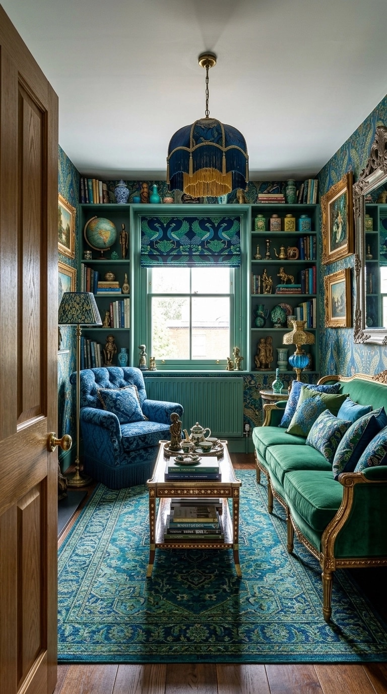 Maximalist Sala de Estar design — interior photo by GenRoom AI