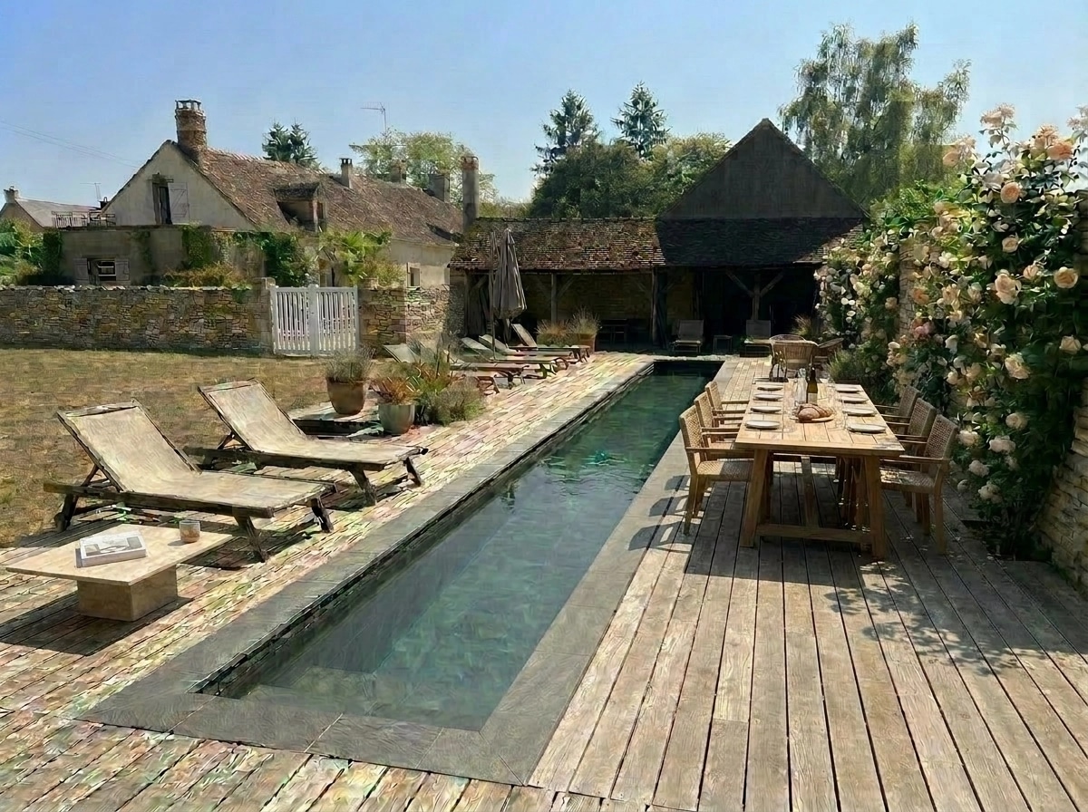 Yard design in no_style style — photo by GenRoom AI