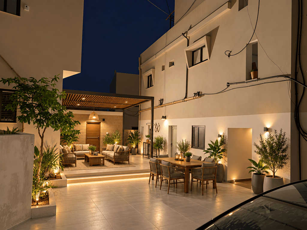Yard design in no_style style — photo by GenRoom AI