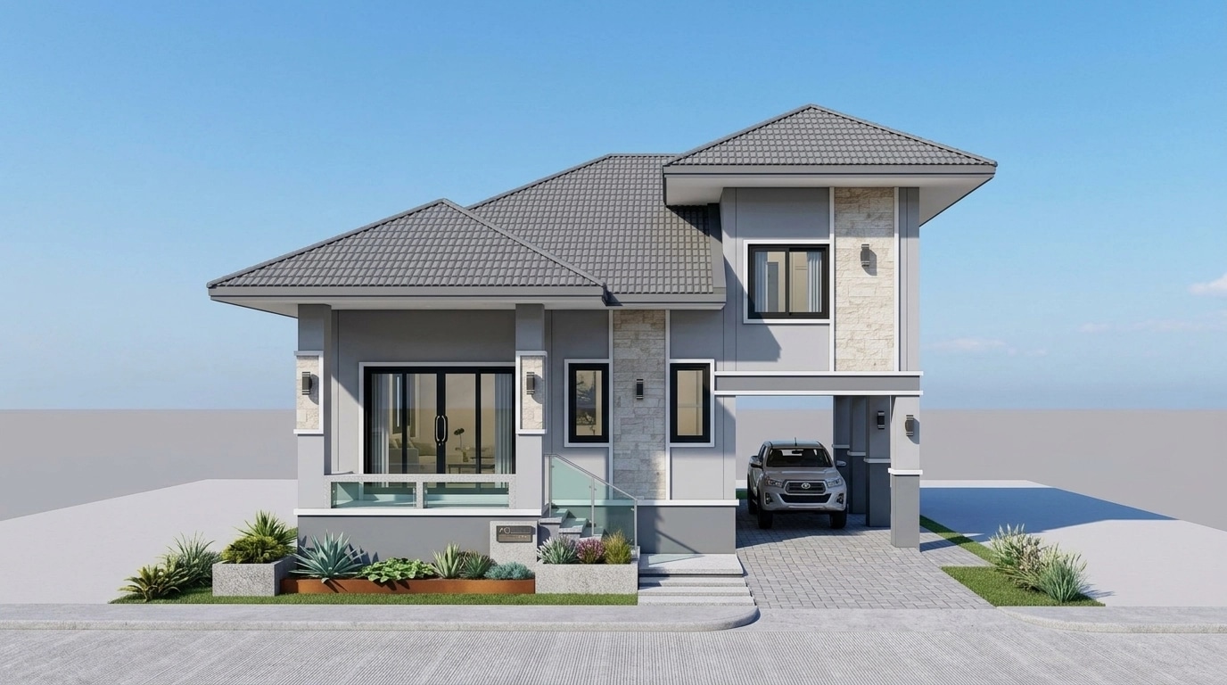 Contemporary Facade Facade design — facade photo by GenRoom AI