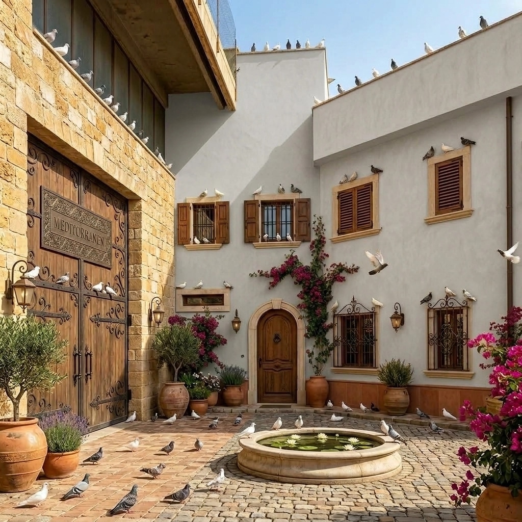 Facade design in Mediterranean Facade style — Facade by GenRoom AI