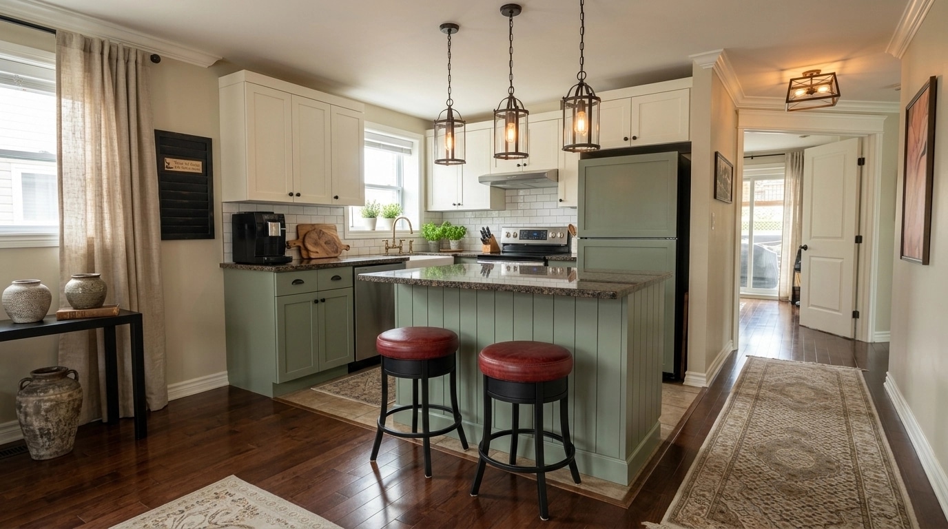 Modern Farmhouse Kitchen design — interior photo by GenRoom AI