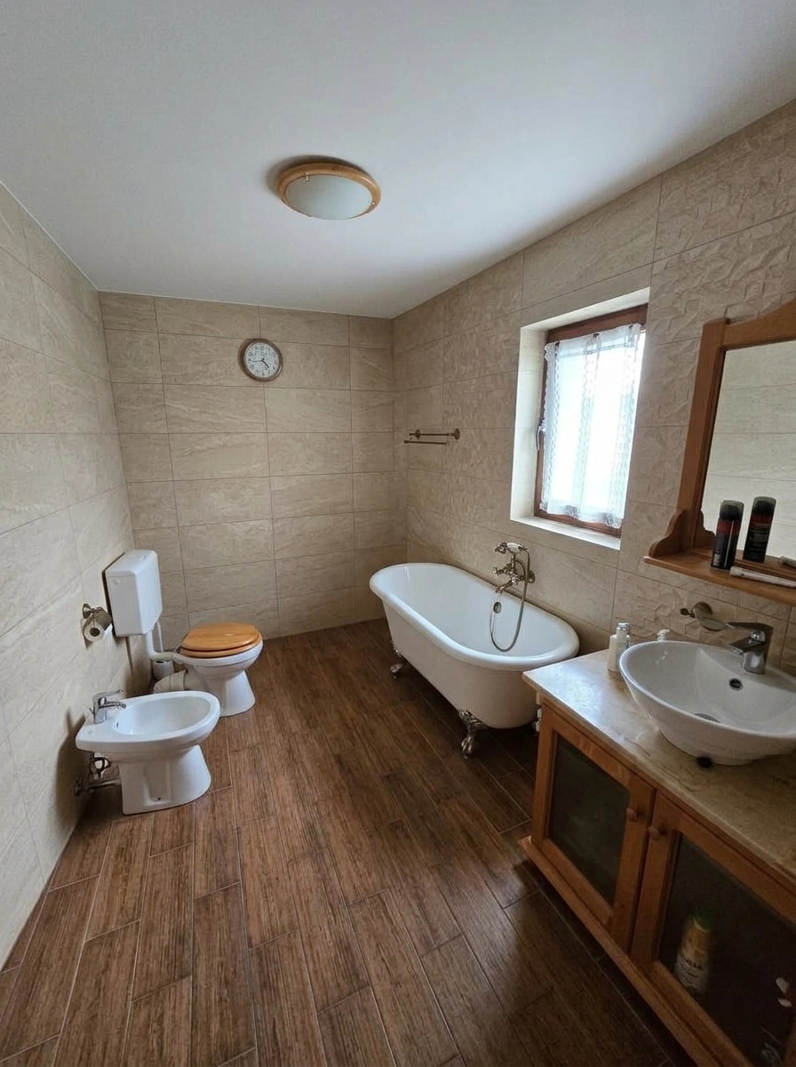 Bathroom interior in no_style style — photo by GenRoom AI