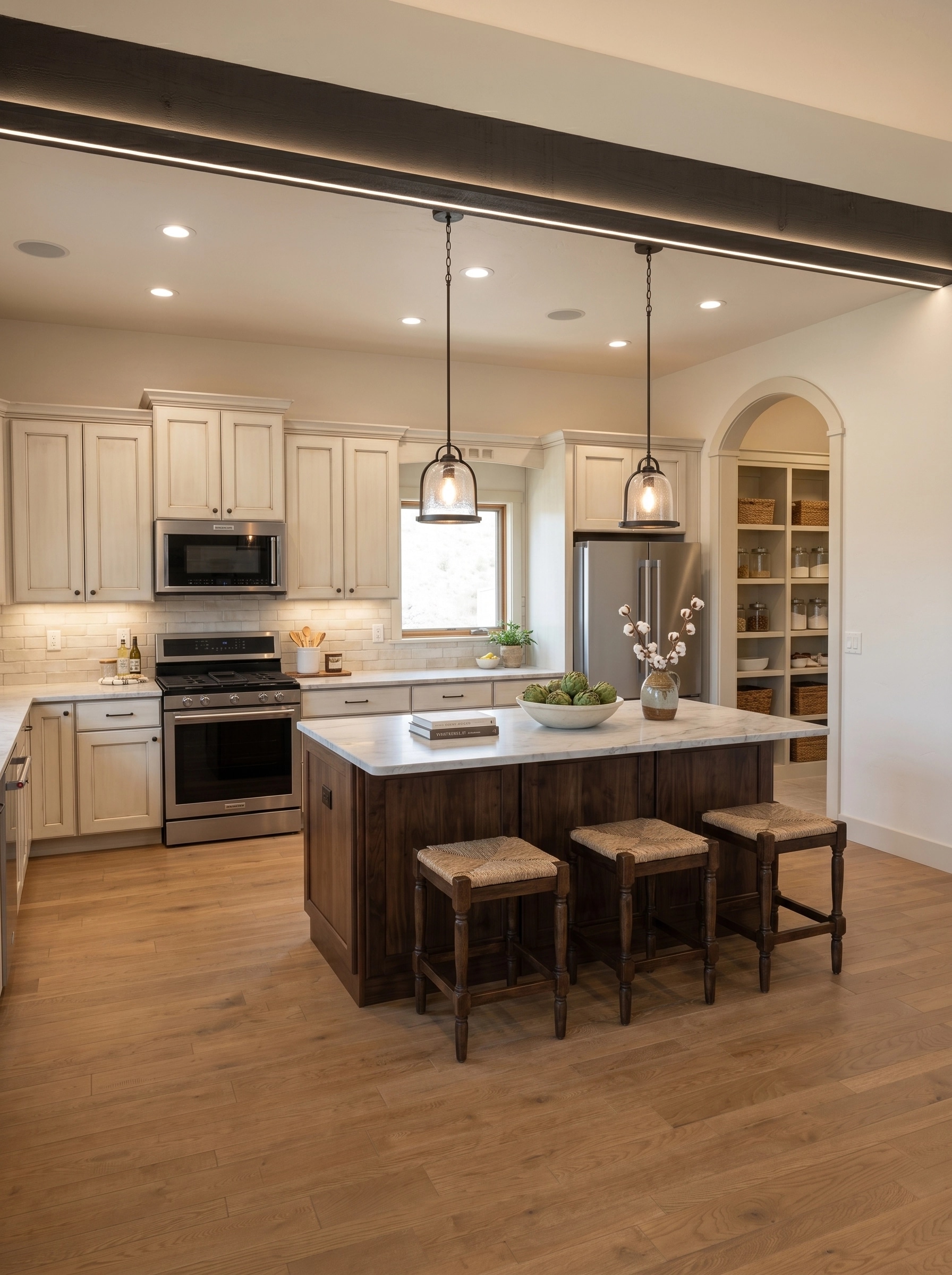 Modern Farmhouse Living Room design — interior photo by GenRoom AI