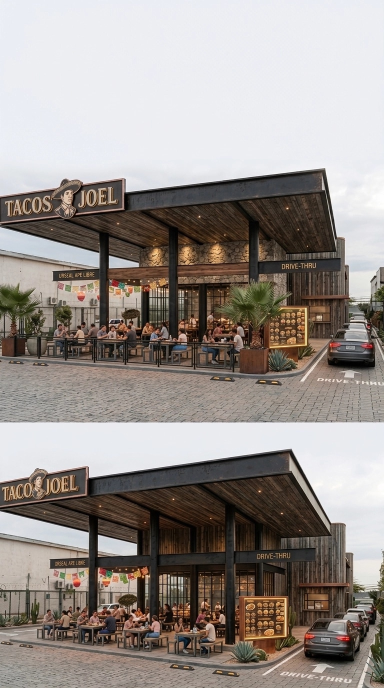 Facade design in Barnhouse Facade style — Facade by GenRoom AI