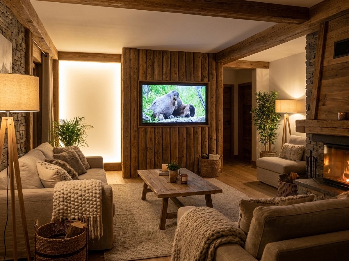 Transitional Ruang Tamu design — interior photo by GenRoom AI