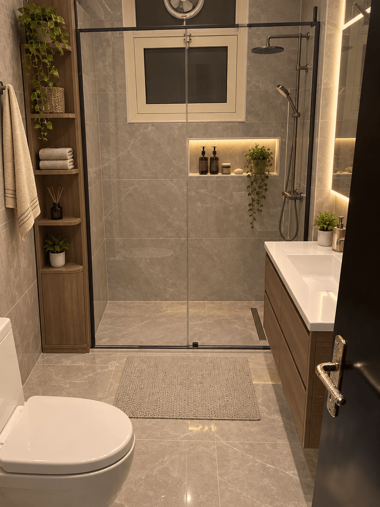 Bathroom interior in no_style style — photo by GenRoom AI