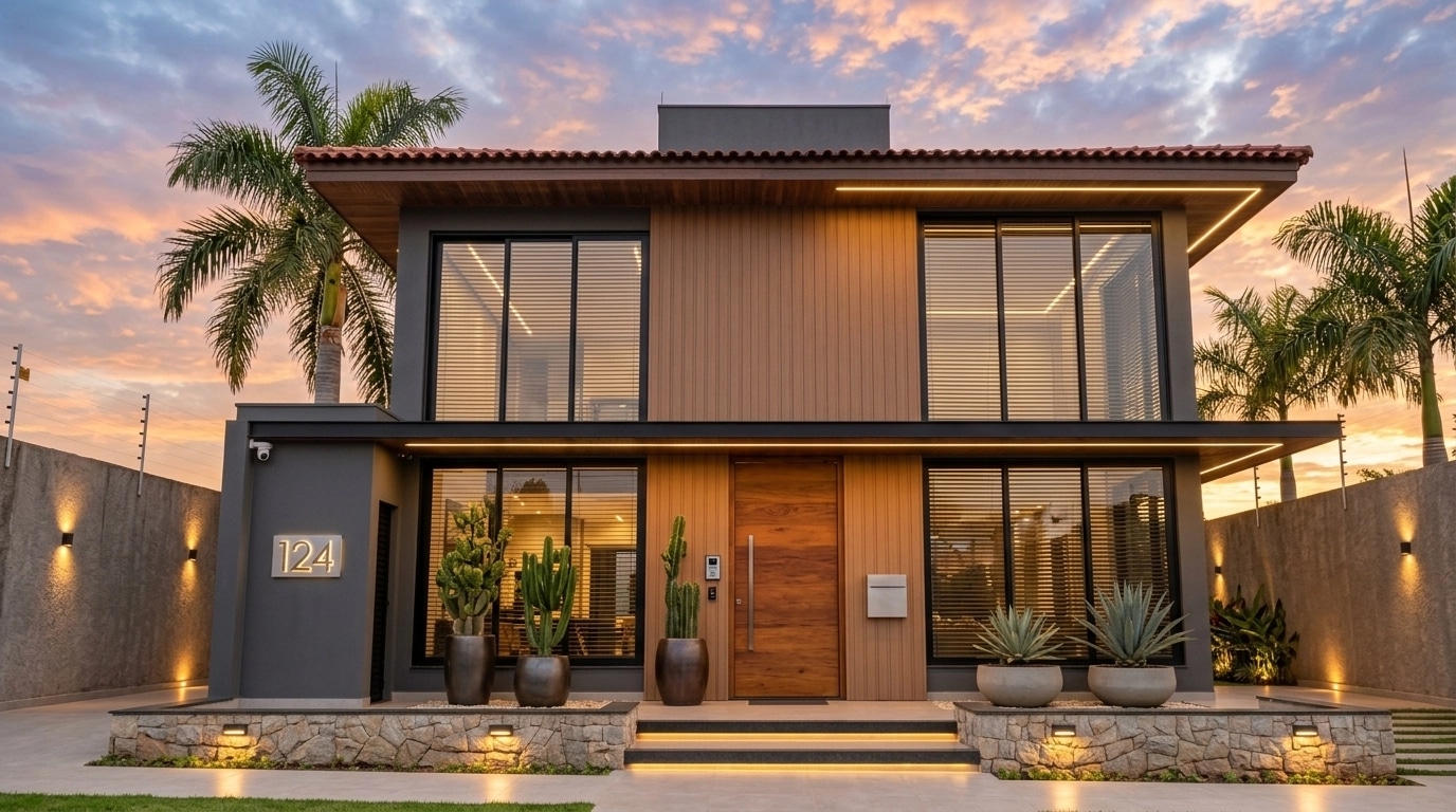 Contemporary Facade Facade design — facade photo by GenRoom AI