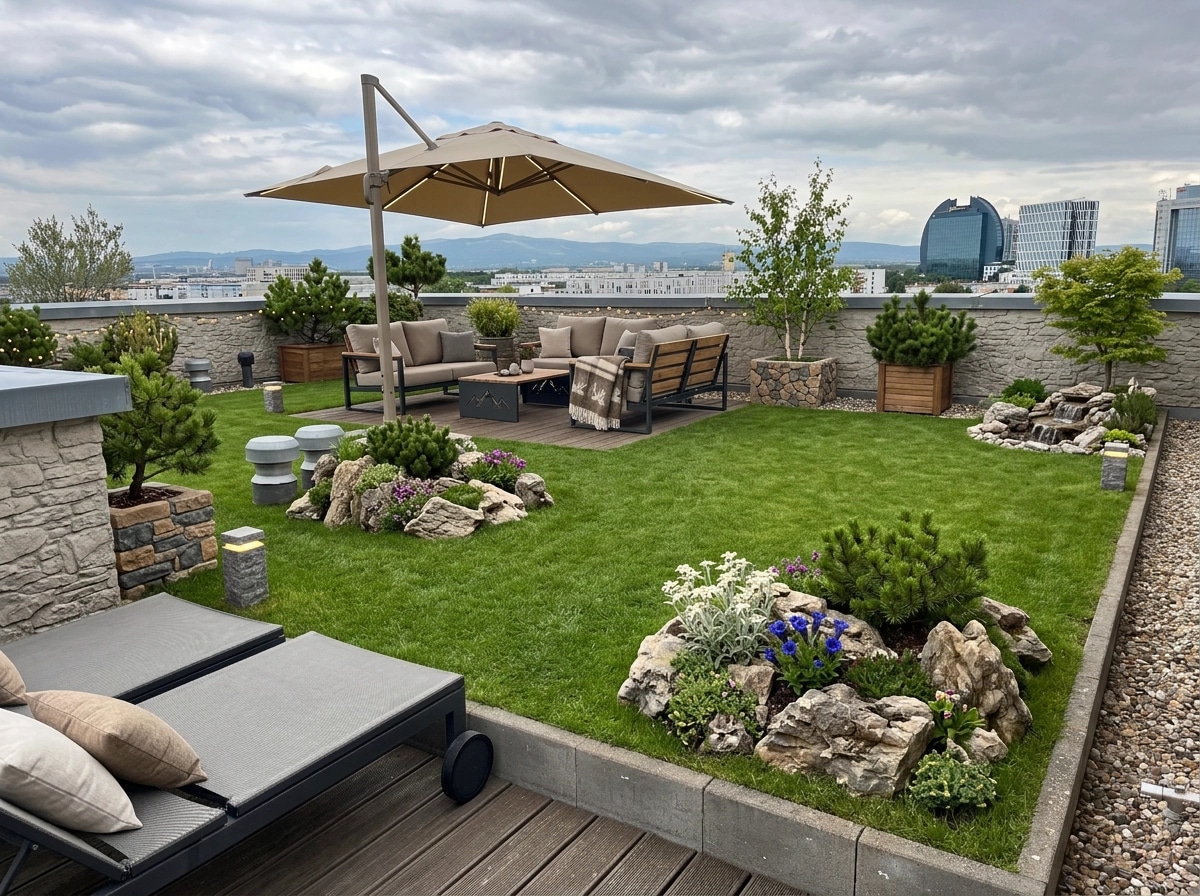 Alpine Garden Yard design — yard photo by GenRoom AI