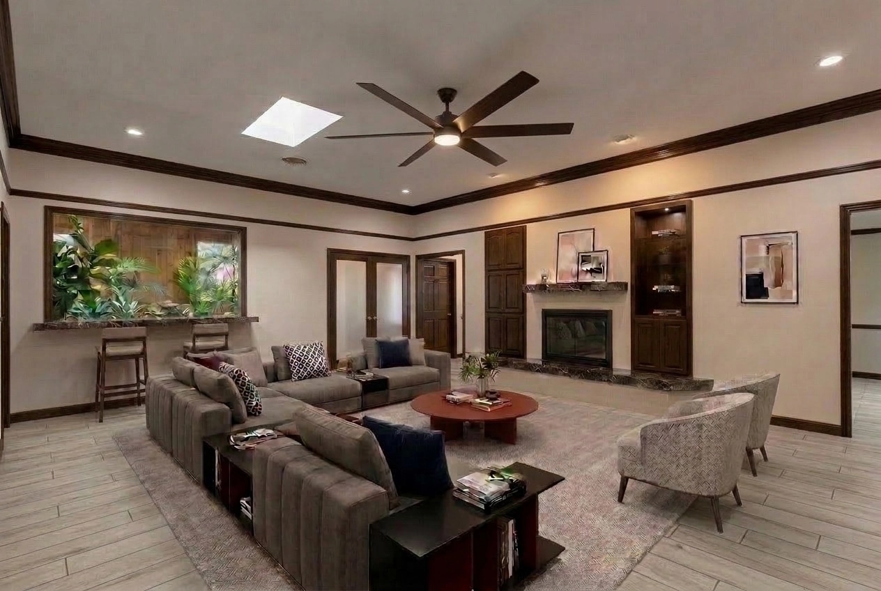 Interior design in Contemporary style — Living Room by GenRoom AI