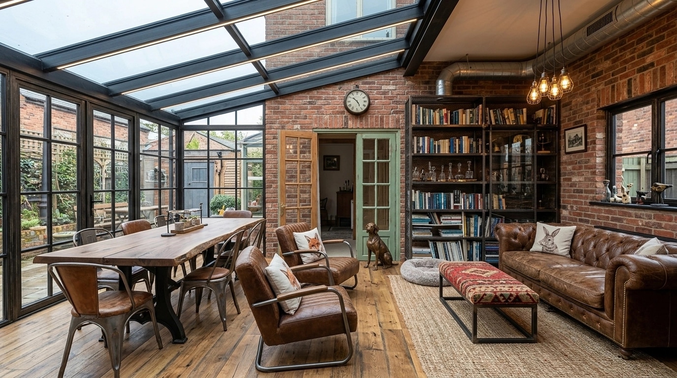 Interior design in Loft / Industrial style — other by GenRoom AI