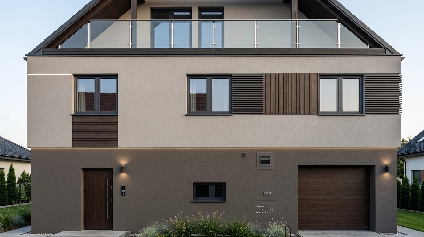 Contemporary Facade Facade design — facade photo by GenRoom AI