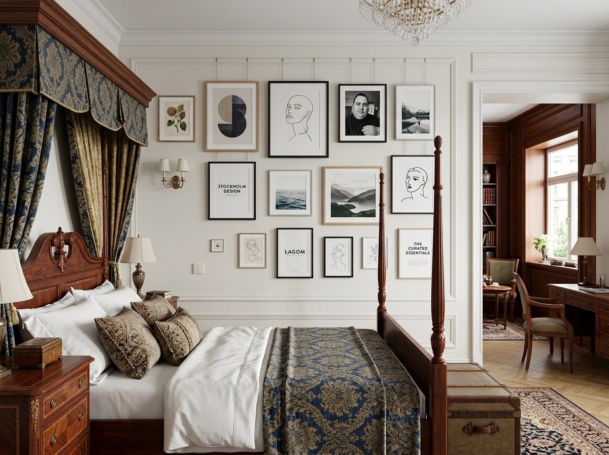 Interior design in British style — Bedroom by GenRoom AI