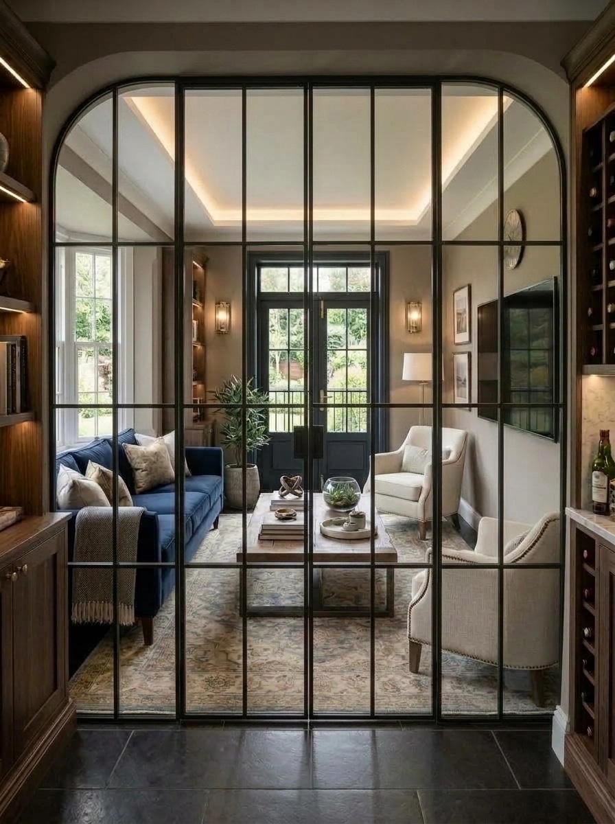 Transitional Living Room design — interior photo by GenRoom AI