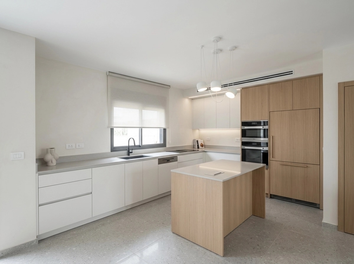Minimalism Kitchen design — interior photo by GenRoom AI