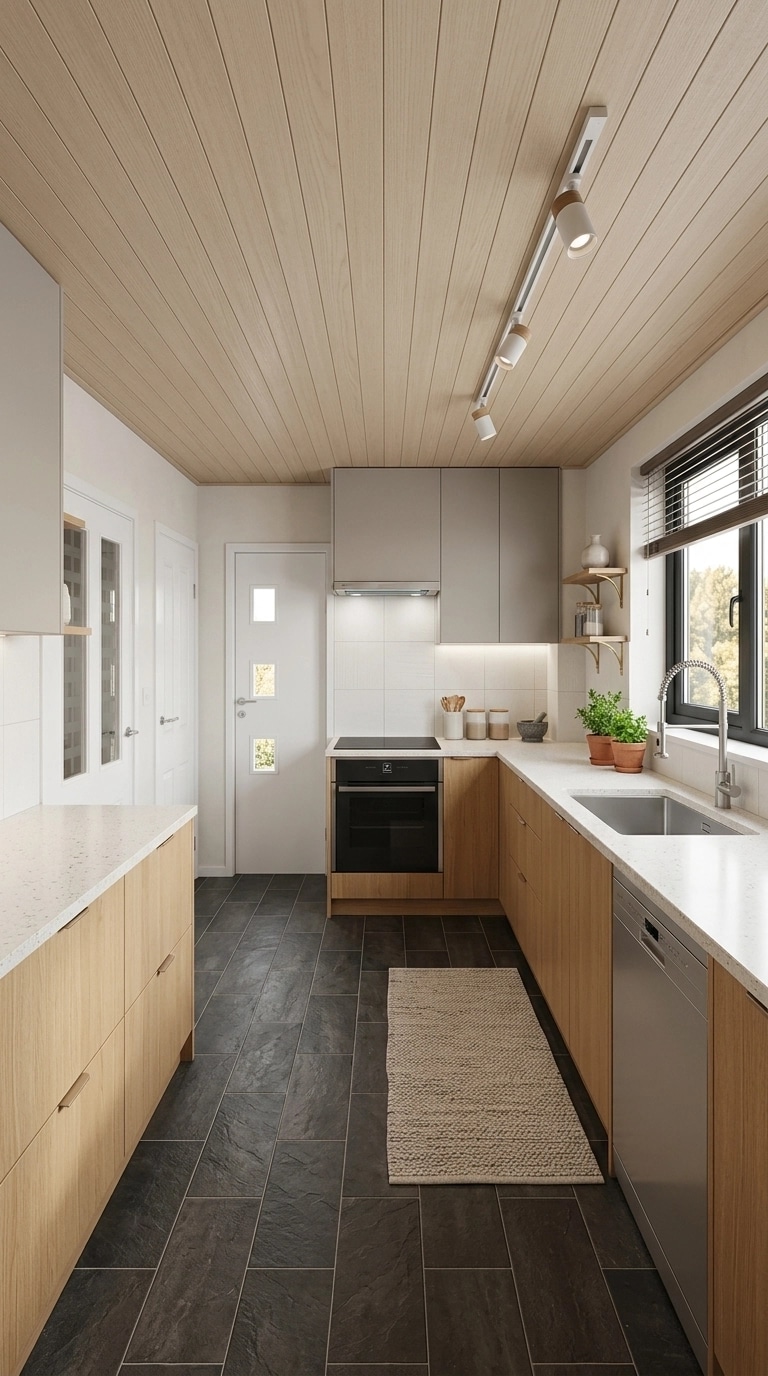 Kitchen interior in Scandinavian style — photo by GenRoom AI